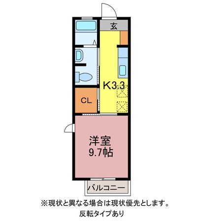 サンマツモトBの物件間取画像